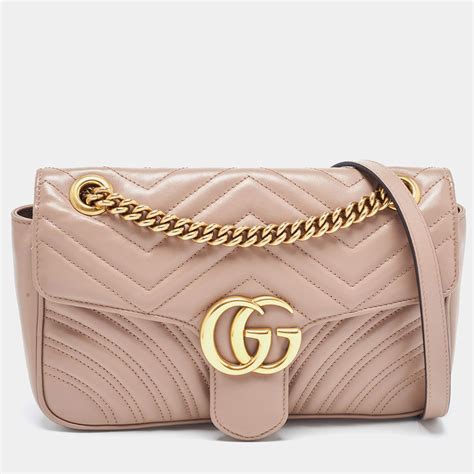 gucci marmont matelasse dusty pink